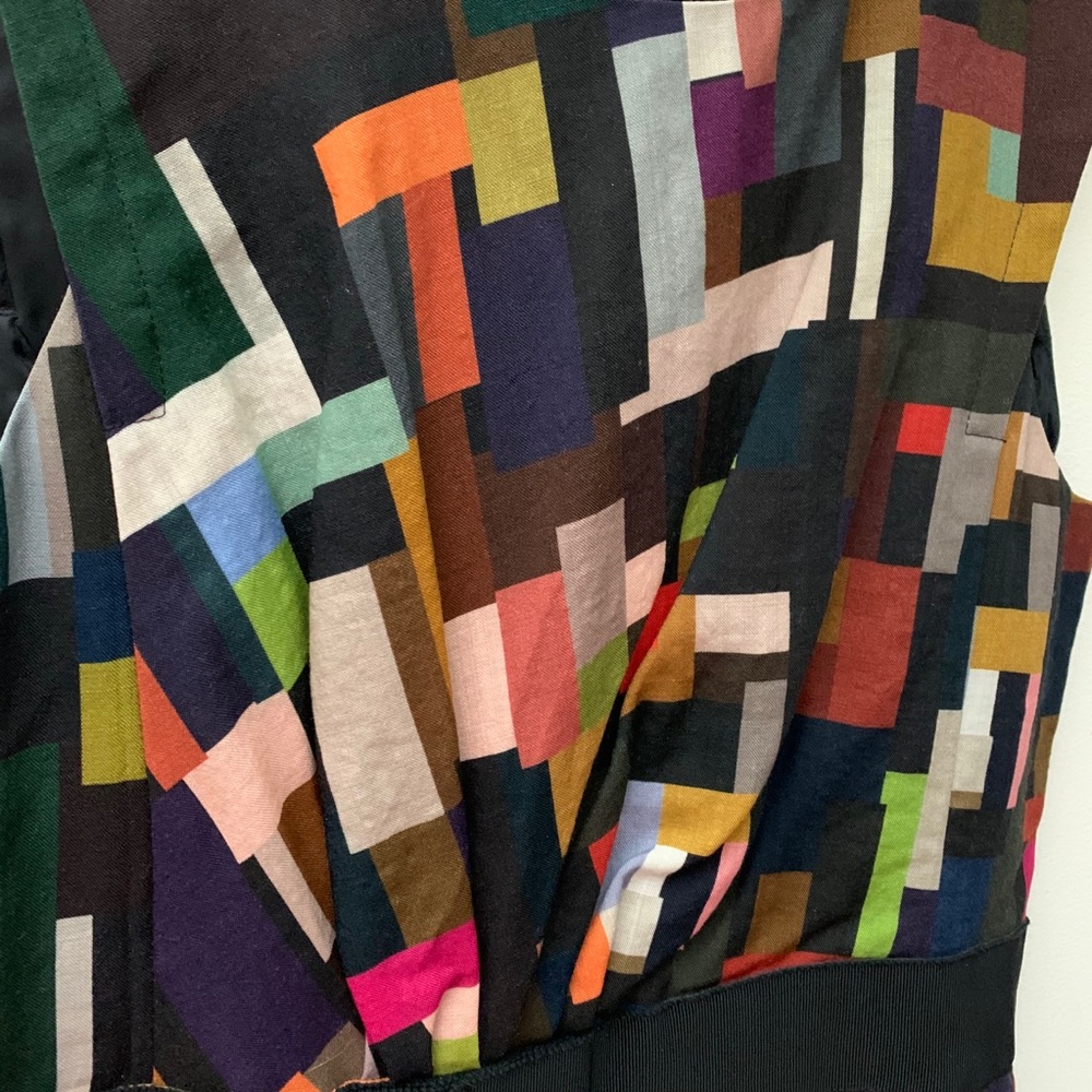 Paule Ka Abstract Geometric Print Dress - image 5